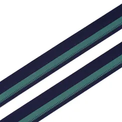 Резинка широкая, синяя/бирюза 30 мм, Германия