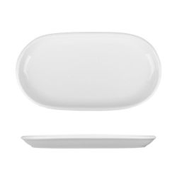 Блюдо овальное 22,5*12,3 см h2,1 см для подачи белое фарфор NEW P.L. Proff Cuisine [10]