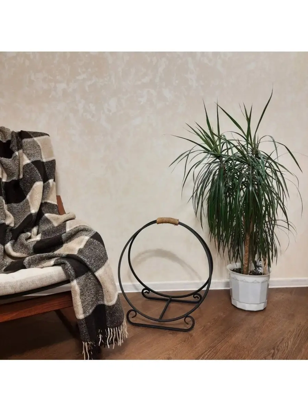 Дровница переноска металлическая