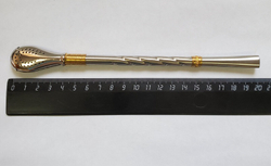 303006 Бомбилья "Разборная"  металл серебристый/золото