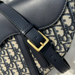 Christian Dior Medium Soft Saddle Bag with Strap