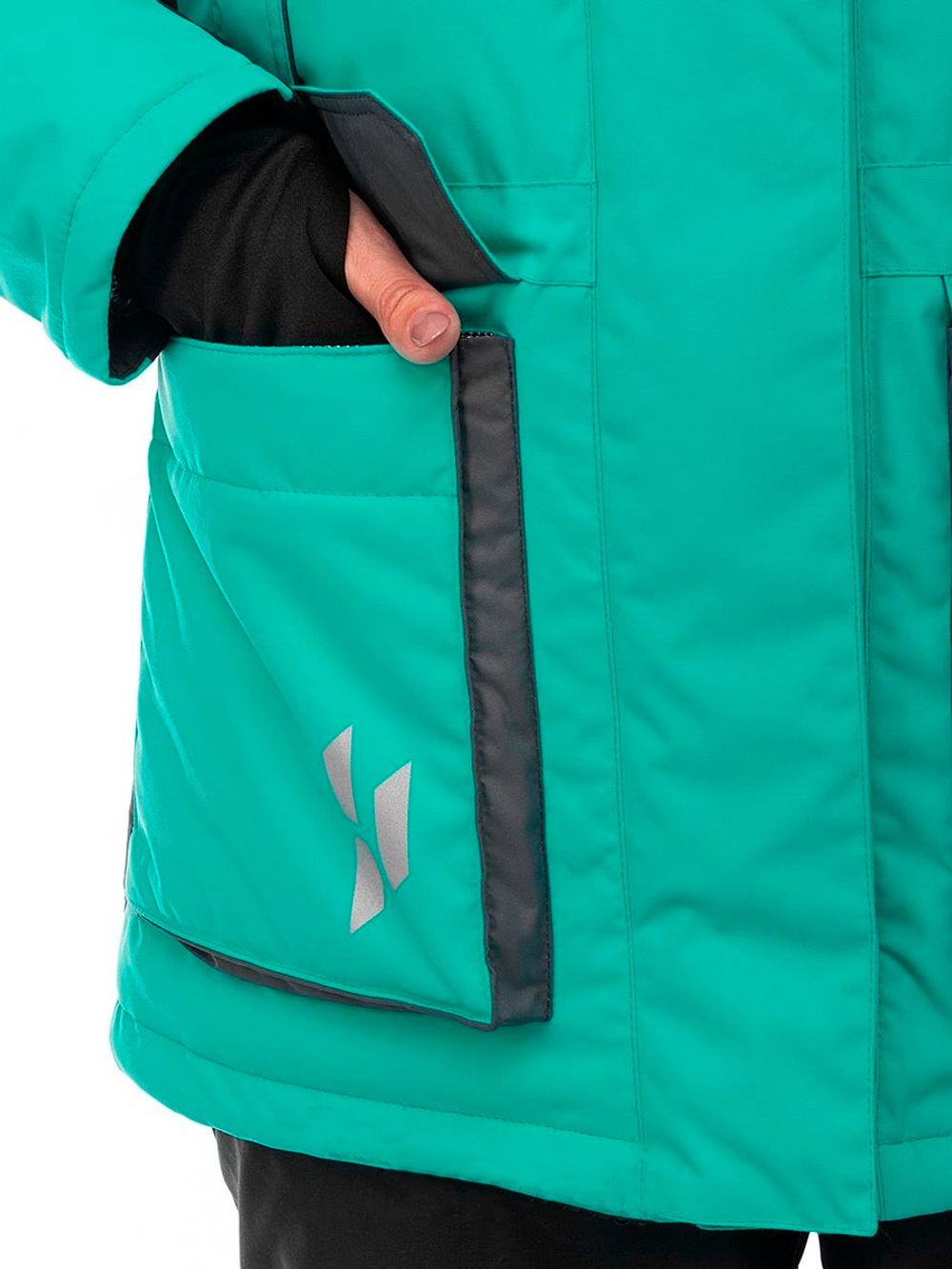 Костюм зимний Helios ZABAVA 8/8 К, AQUA GREEN/BLACK, размер 4XL (T-ZA-4XL-56-170-AG)