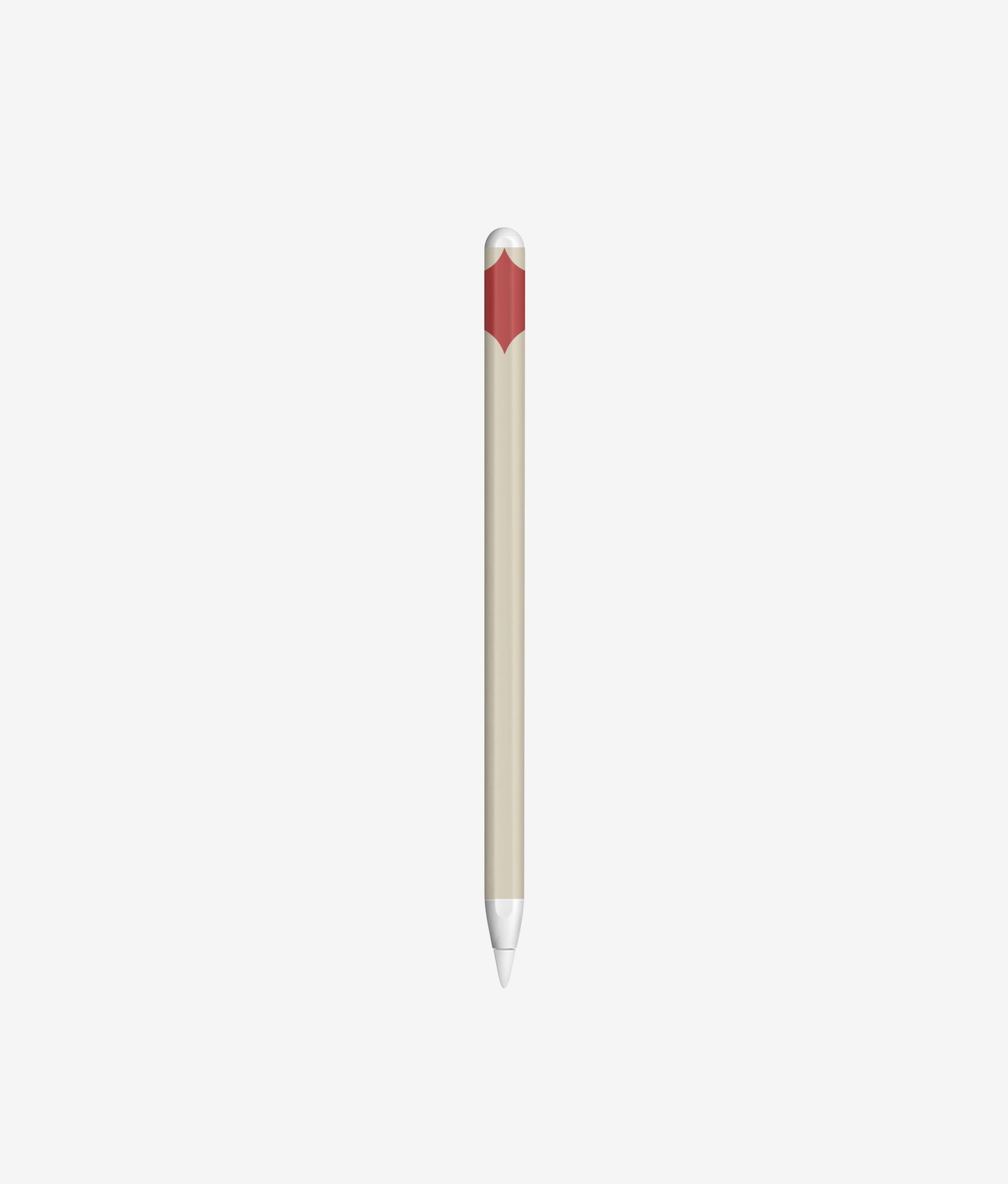 Виниловая наклейка FONARIKI (красный) для Apple Pencil