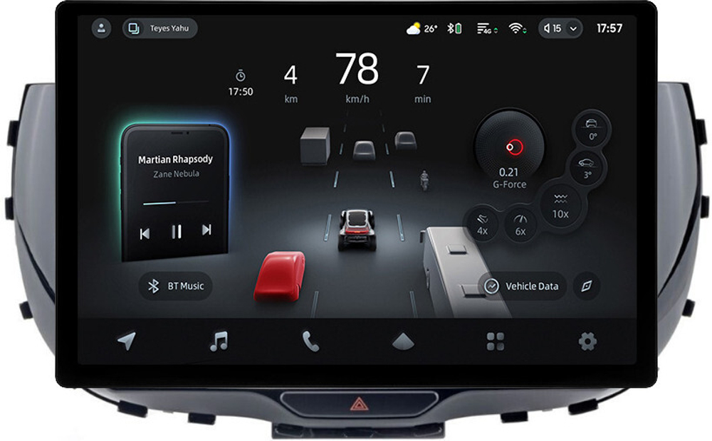 Магнитола для KIA Soul 3 2019+ - Teyes CC4-PRO монитор 13" 2K QLED на Android 13, Snapdragon 778G, 8+128, AI, CarPlay, DSP, 4G SIM-слот