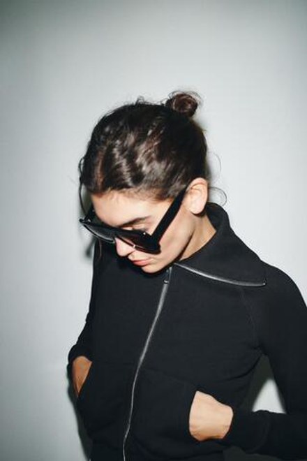 ZARA ТОЛСТОВКА ИЗ ФЛИСА НА МОЛНИИ, ЧЕРНЫЙ