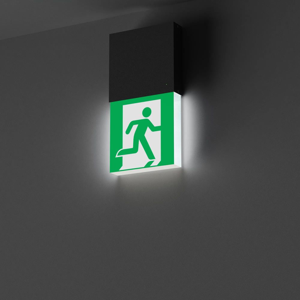 Световой указатель EMG-MARK-M-3H-BK (Arlight, IP40 Металл, 5 лет) 057966