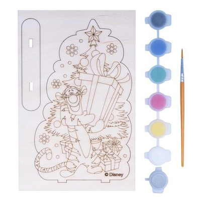 Роспись по дереву. Disney Новогодний сувенир "Тигруля" (Lori)