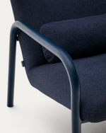 Кресло Inari синее из стали и полиэстра