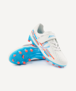 Бутсы футбольные Evofly FG Talant White/blue, детский