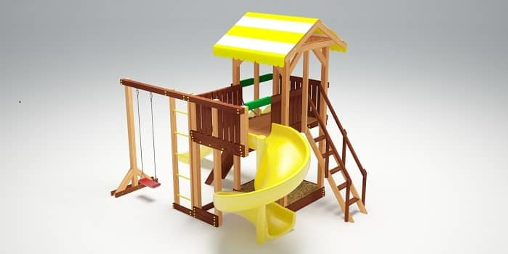 Деревянная детская площадка Савушка "4 сезона" - 9