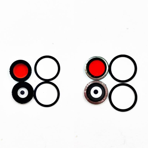 Стекло камеры iPhone 12/iPhone 12 mini Черное