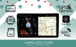 Магнитола для Toyota 200х100мм (рамка 9) - Vaycar VA77U-0007 на Android 13, 8-ядер, 4G SIM-слот