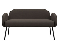 Диван прямой Лига-086 РОГОЖКА Амур 05 коричневый