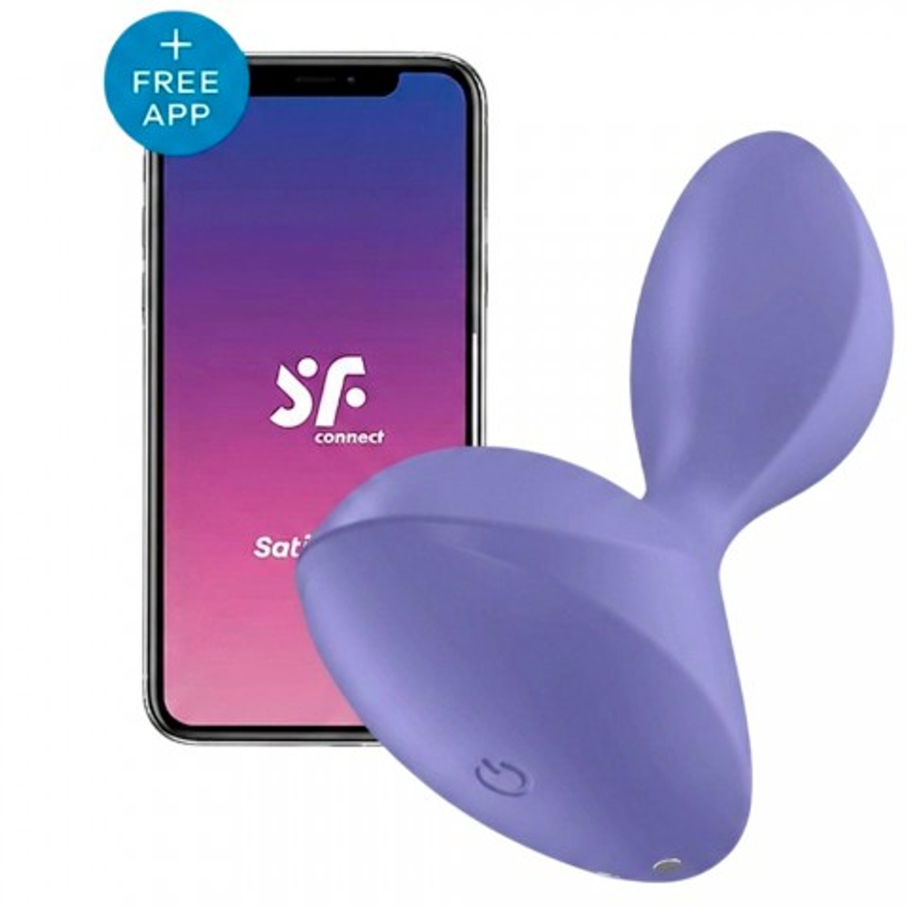 Анальная вибропробка Satisfyer Sweet Seal Connect App лиловая