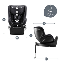Детское автокресло Britax Roemer Dualfix Pro Classic Deep Black