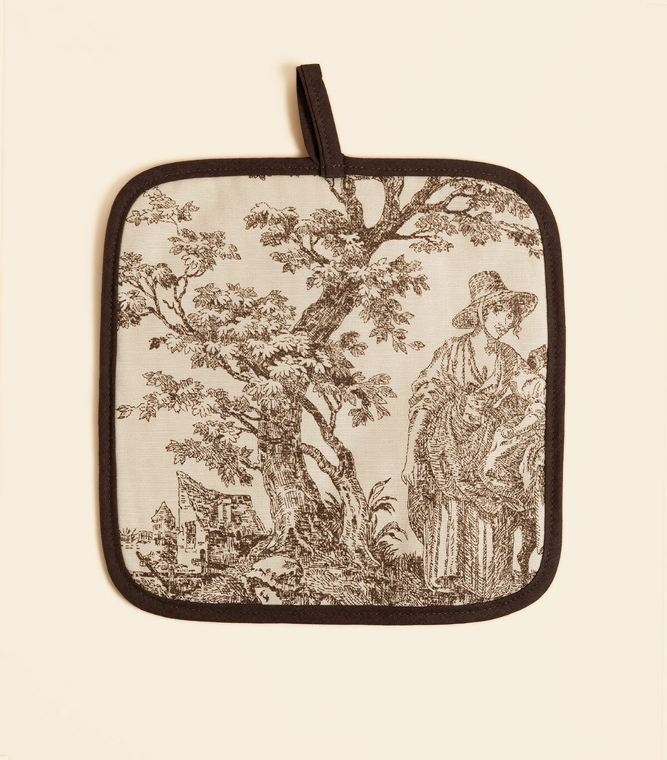 Прихватка – Квадратная, коричневая | Сельская жизнь