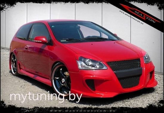 Передний бампер для Honda Civic 7