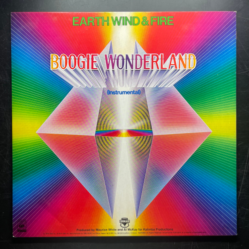 Earth Wind & Fire – Boogie Wonderland (Япония 1979г.) 12", 45 RPM