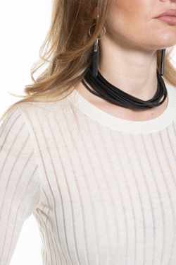 СВИТЕР ИЗ ШЕРСТИ И ШЕЛКА