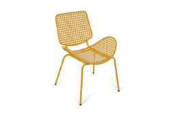 "Гермес" стул стальной, цвет желтый