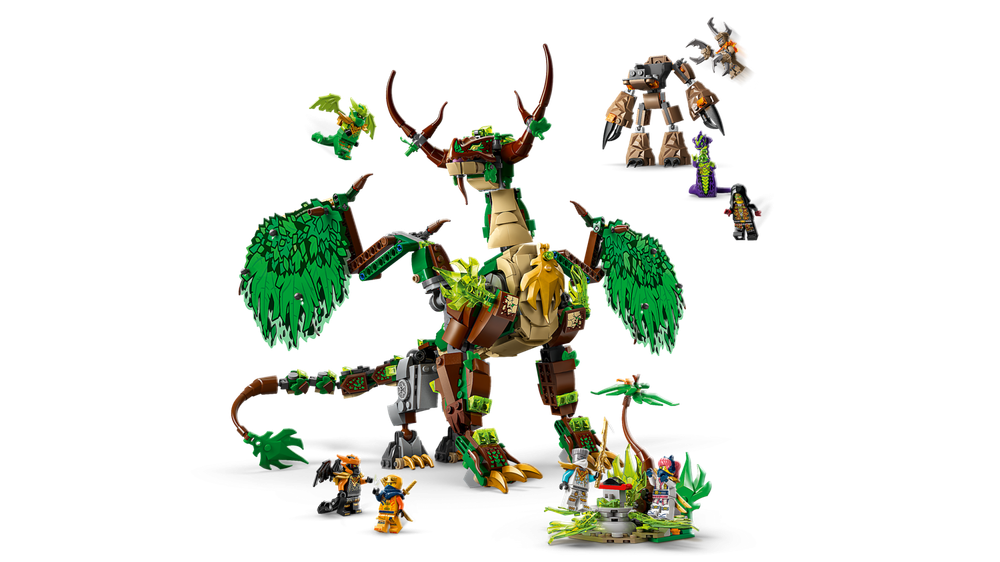 Конструктор Лего Ниндзяго Дракон жизни 71859 | LEGO NINJAGO Dragon of Life | большой дракон 1050 детали 9+