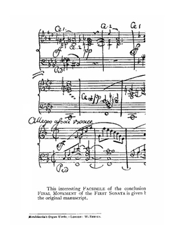 An analysis of Mendelssohn's organ works. A study of their structural features. For the use of students | Joseph W. G. Hathaway