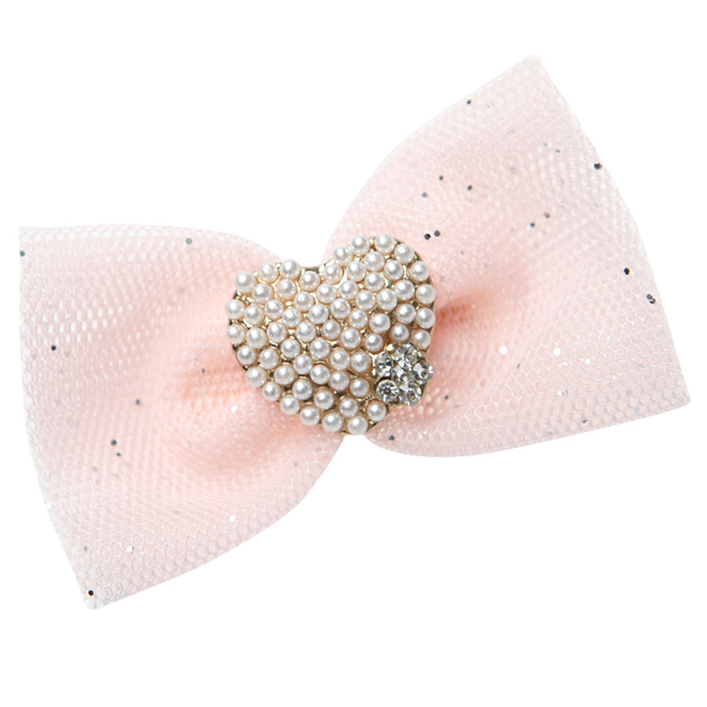 043 Заколка "Жемчужное Сердце" Puppy Angel