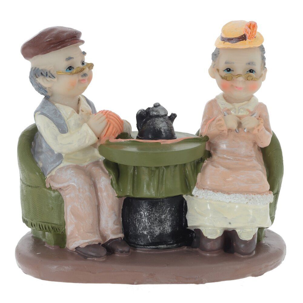 GAEM Фигурка декоративная "Бабушка с дедушкой", L15 W8 H14 см, 2в.