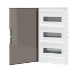 Щит распределительный 36 мод встраиваемый для полых стен FRAME, белый, с тониров. дверцей, с 4 шинами PEN DKC