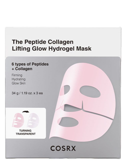 Гидрогелевая маска с пептидами и коллагеном COSRX The Peptide Collagen Lifting Glow Hydrogel Mask 3 шт.