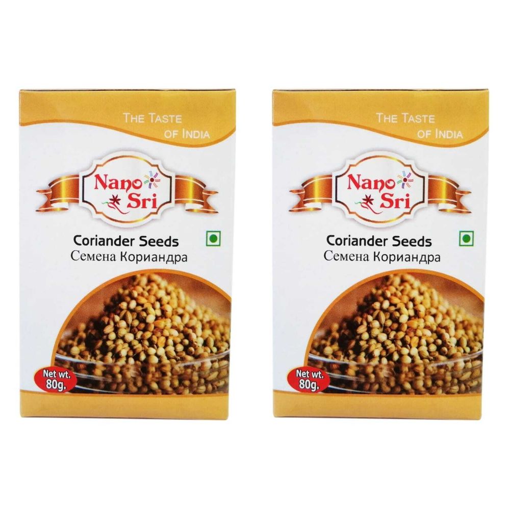 Кориандр Nano Sri Coriander Seeds 80 г