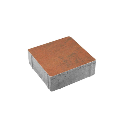 Тротуарная плитка КВАДРАТ 200х200 мм - Листопад гладкий Арабская ночь