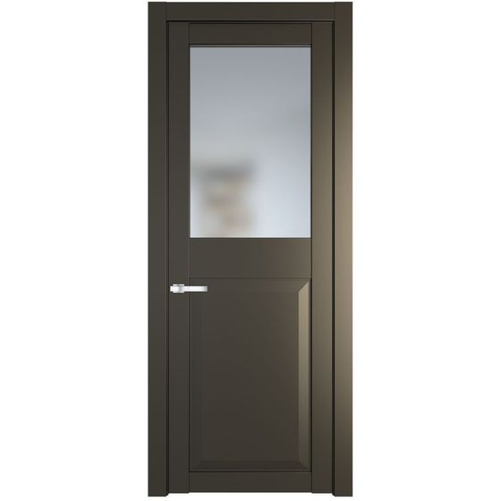 Межкомнатная дверь эмаль Profil Doors 1.6.2PD перламутр бронза стекло матовое