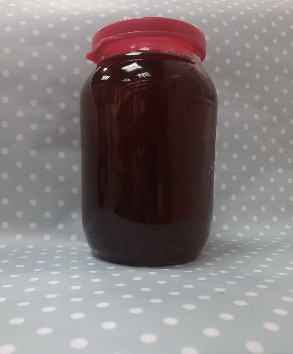 Мёд цветочный темный , 1 литр (1 кг 400 гр), Брянский край, 2024г.