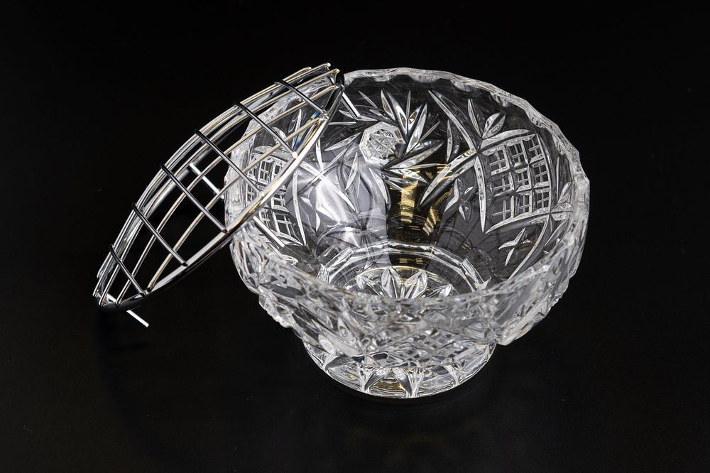 Хрустальный роузбол Royal Brierley