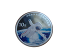 Китай 10 юаней 2008 Космос Выход в космос Космонавт Космический корабль Шэньчжоу-7 СЕРЕБРО