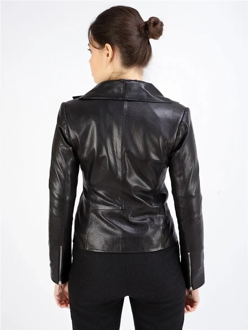 Косуха кожаная куртка женская Турция