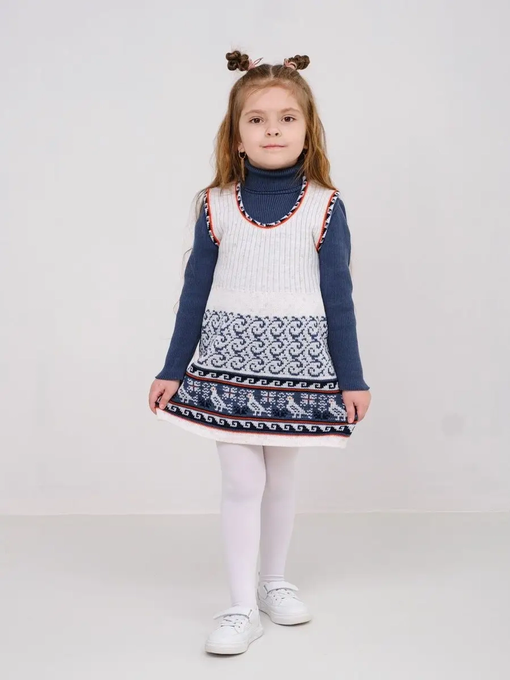 Сарафан вязаный