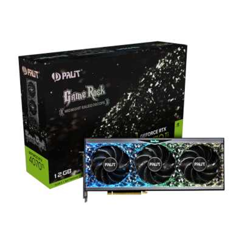 Видеокарта Palit nVidia GeForce RTX 4070 Ti GameRock 12Gb NED407T019K9-1045G