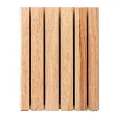 Подставка для ножей hevea, светлое дерево