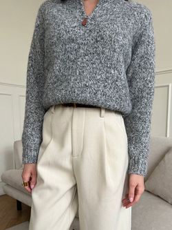 Брюки-бананы Winter молочный