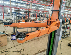 ТЕМП T4 Подъёмник электрогидравлический двухстоечный с нижней синхронизацией, 4 т, 220 В, серый