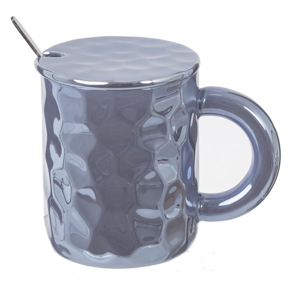 GAEM Кружка с крышкой и ложкой, 350 мл, L12,5 W8 H10,5 см, 3в.