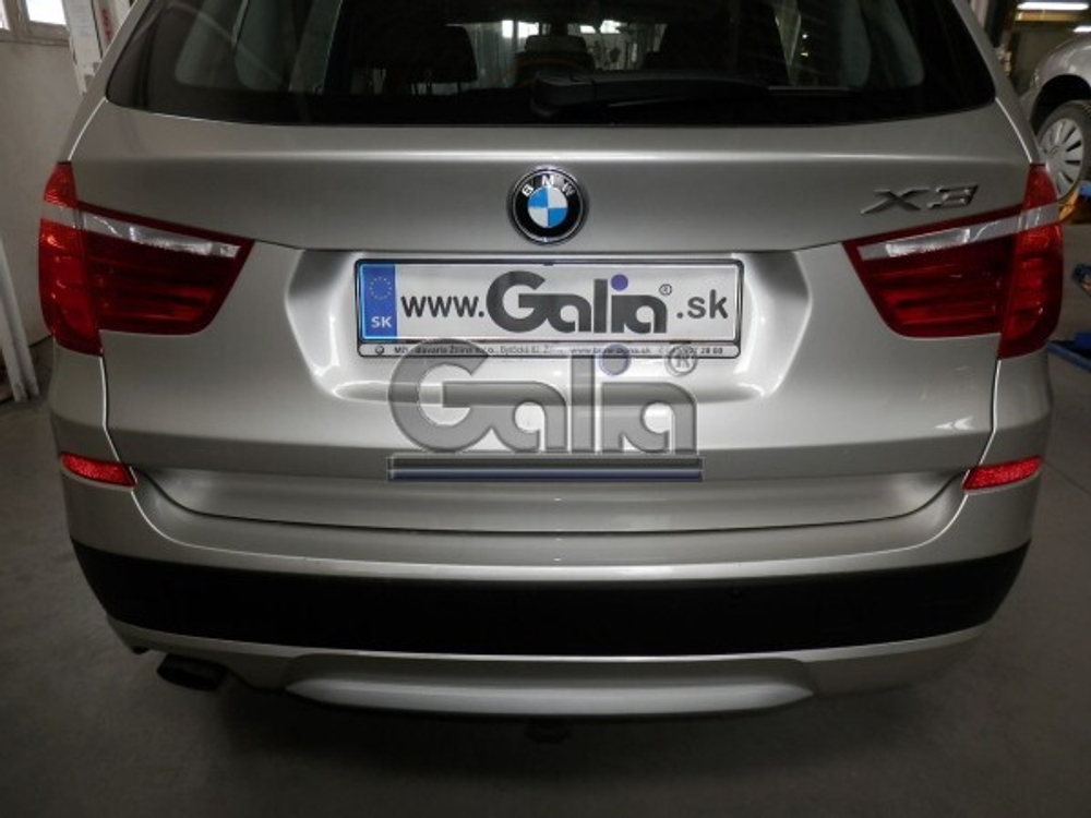 Фаркоп оцинкованный Galia B019C для BMW X3 2010-2017, X4 2014-2018(паспорт и сертификат в комплекте)(без электрики)