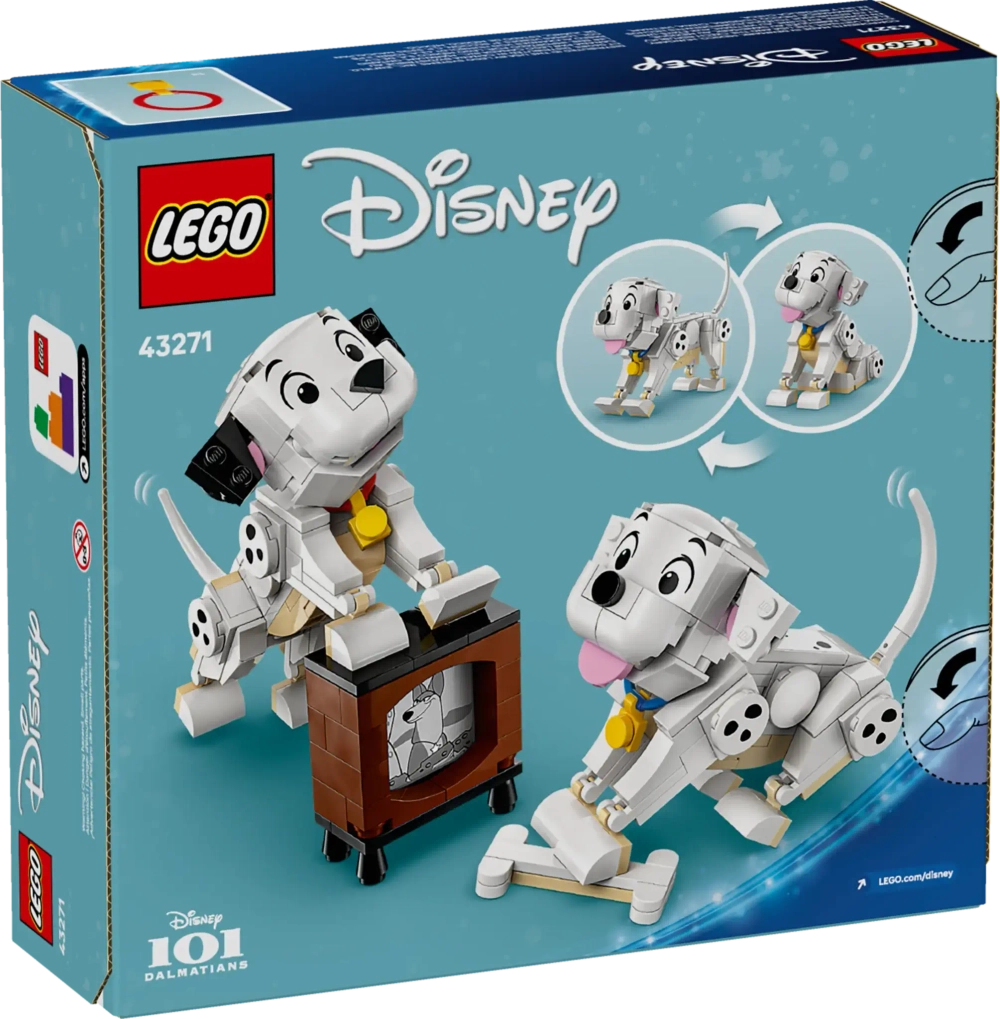 Конструктор LEGO Disney 43271 Лаки и Пенни 101 Щенок далматинцев