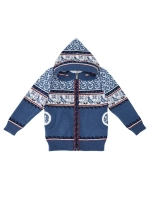 Кофта вязаная с капюшоном