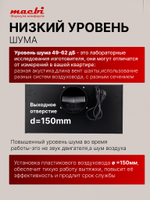 Вытяжка встраиваемая MWDC60TL WHITE Инвертор 1100м3/ч Черная, управление жестами, полновстраиваемая