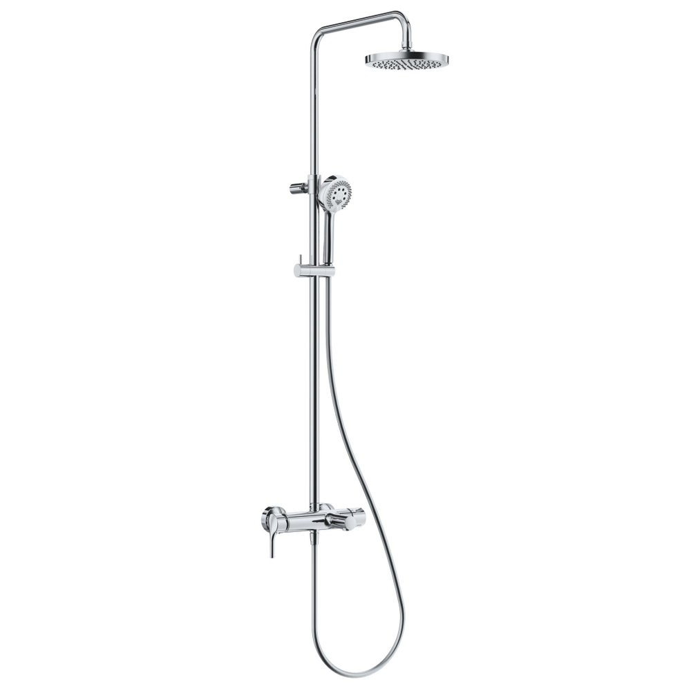 KLUDI LOGO DUAL SHOWER SYSTEM со смесителем для ванны и душа