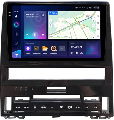 Магнитола для Toyota Avalon 5 2018-2022 (большая рамка) - Teyes CC3-2K монитор 10.36" 2K QLED на Android 10, ТОП процессор, CarPlay, 4G SIM-слот