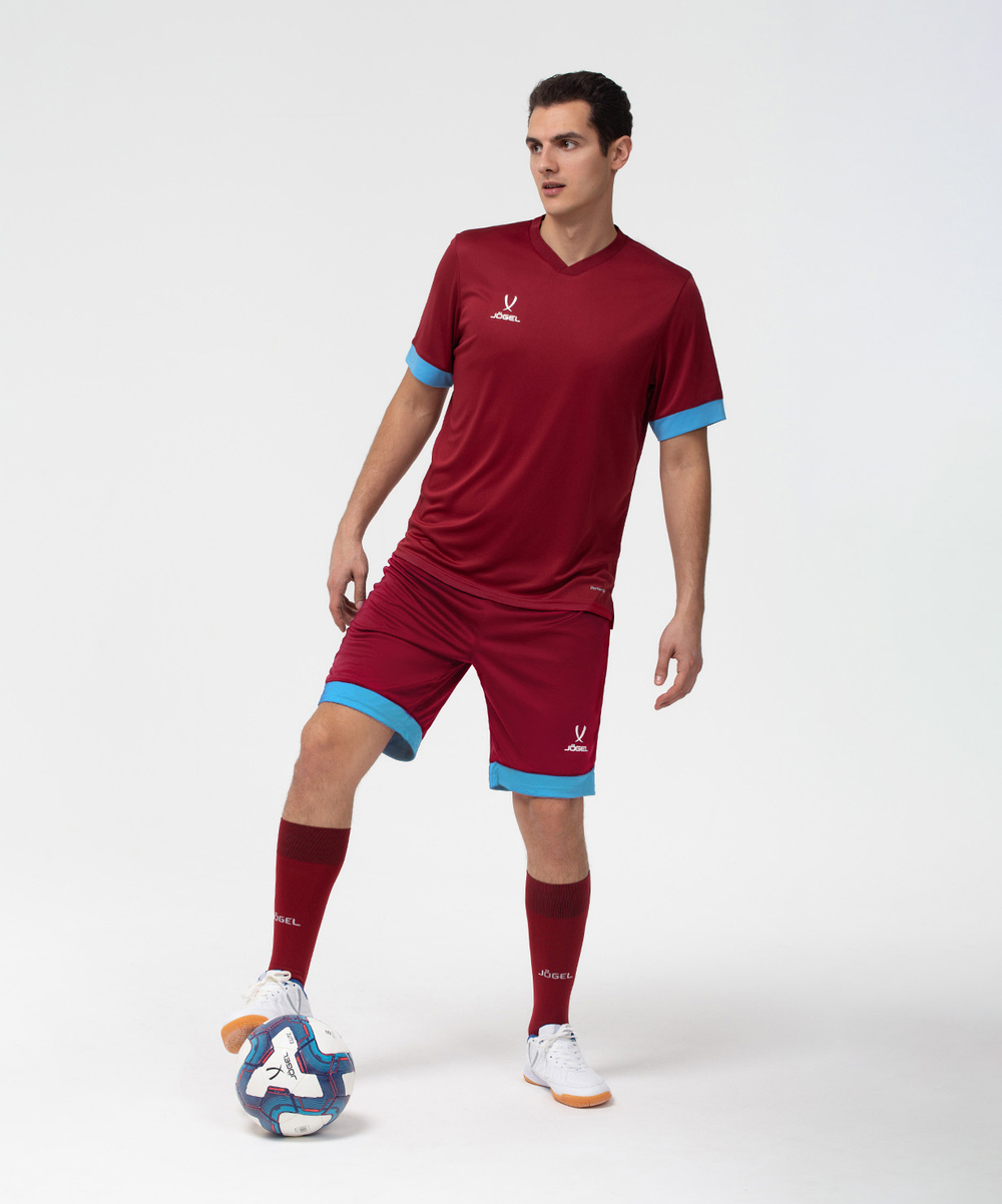 Шорты игровые DIVISION PerFormDRY Union Shorts, гранатовый/голубой/белый